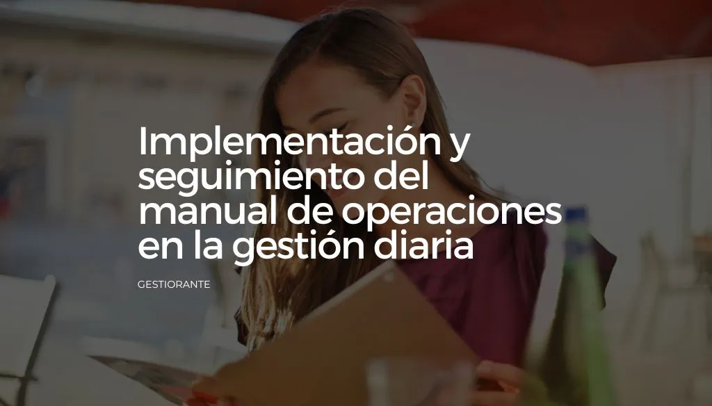 Manual de operaciones restaurante ejemplo