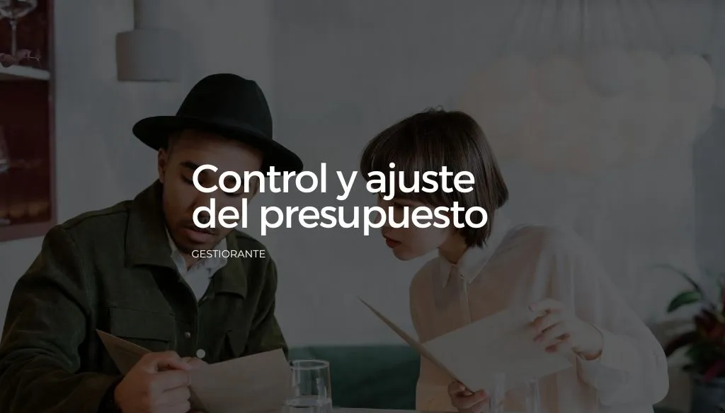 Control y ajuste del presupuesto