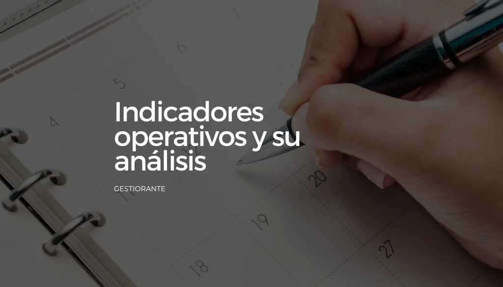 Indicadores operativos y su analisis