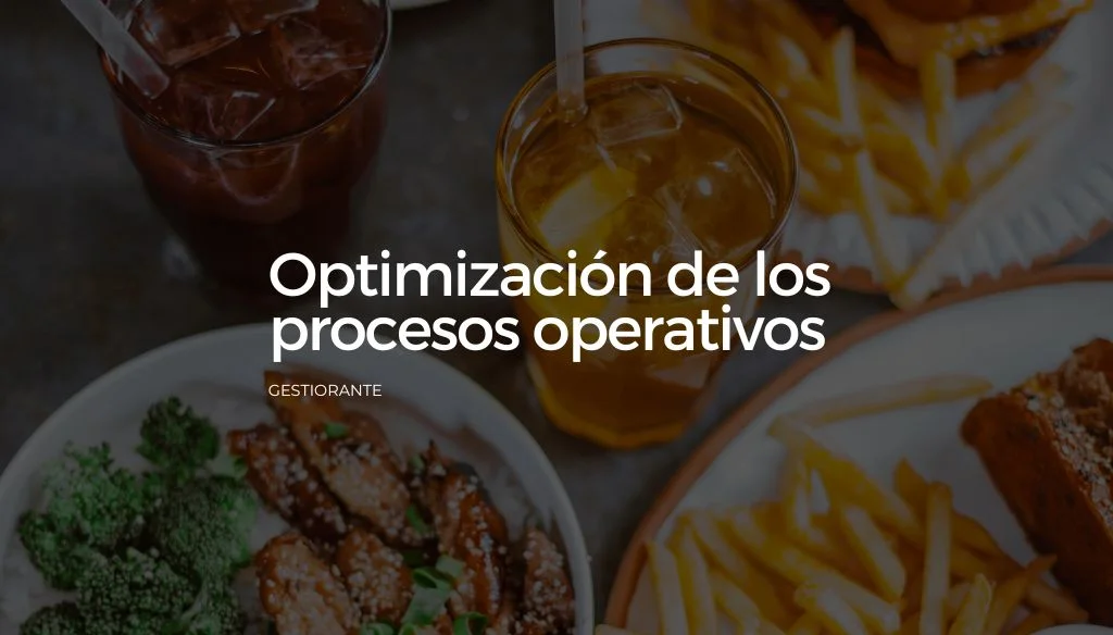 Optimizacion de los procesos operativos