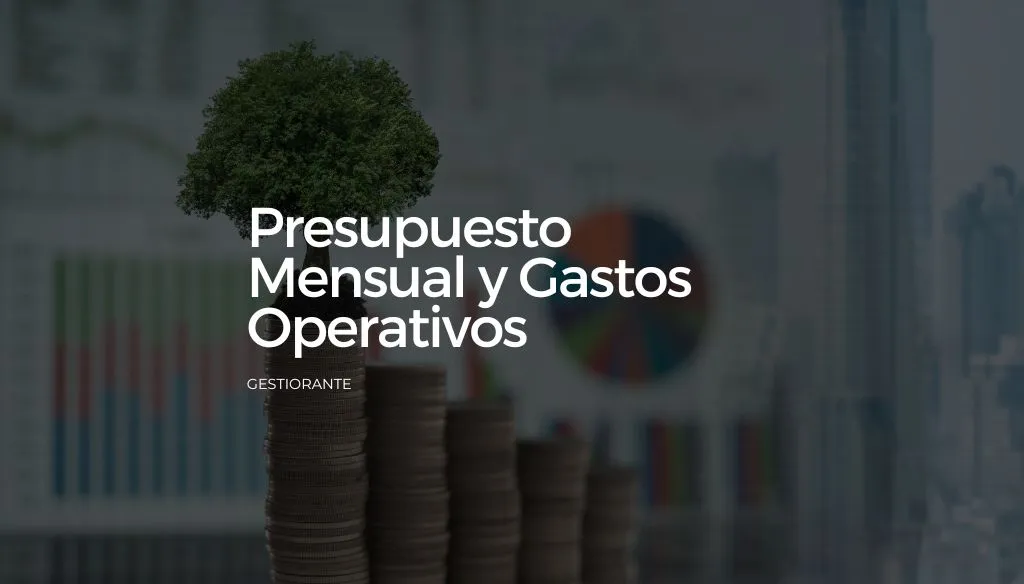 Presupuesto Mensual y Gastos Operativos