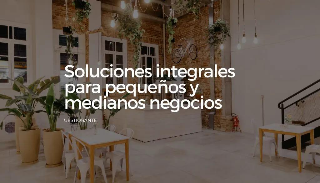 Soluciones integrales para pequenos y medianos negocios